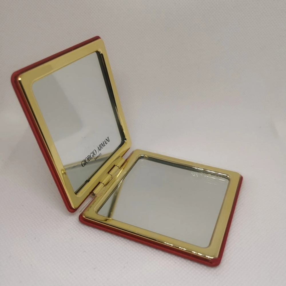 Giorgio Armani Makeup Beauty Compact Mirror Double Sided Magnifying GWP New NWOB